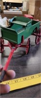 TOY WOODEN HAND MADE WAGON