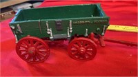 CAST IRON TRUCK AND MCCORMICK DEERING WAGON