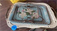 VINTAGE TRAY’S AND WIRE BASKET
