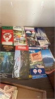 VINTAGE ROAD MAPS AND PHAMPLETS