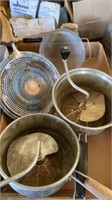 FLOUR SIFTERS,STRAINERS , MISC