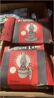 2 KEROSENE LAMPS IN BOXES