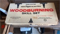 TWO WOODSIGN AND WOOD BURNING TOY SETS