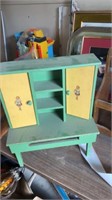 BOOK RACK AND TOY CUPBOARD