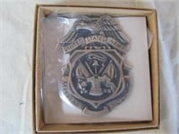 U.S. Army Military Police Badge - Unused In Box
