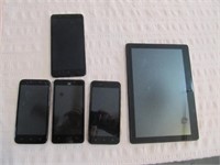Lenovo Tablet & 6pc Cell Phones / Smart Phones