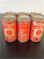 NC State Wolfpack Red Soda Cans 1983 NCAA Champs