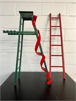 2 decorative ladders for Christmas