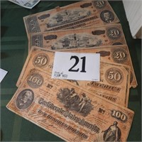 CONFEDERATE STATES OF AMERICA CURRENCY, DELICATE