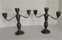 2pc. Sterling Candleabla's by Duchin