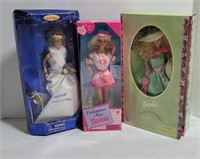 3pc Barbie - Valentine, Princess Diana & Spring