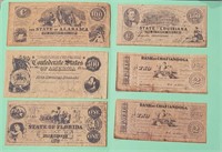Confederate Currency Atq  Repro's