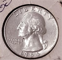 1964 Unc Quarter