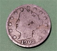 1902 Liberty Head V Nickel
