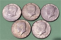 1968 Kennedy Half Dollars (5)