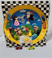 1995 Barbie Hotwheels McDs Toy Display