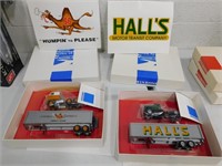 2 Winross Die Cast Model Trucks including Campbell