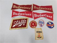 Old Beer Patches incl Budweiser, Schlitz, Michelob