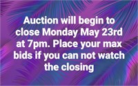 Auction Closing Info