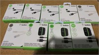 Lot of 9 Belkin Products, Cables and Chargers