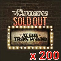 Lot of 200 Albums, The Wardens - Sold Out at the I