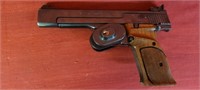 Smith and Weston Hand gun, .22 long rifle CTG,