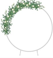 Large Metal Wedding Backdrop Circle for Flowers,