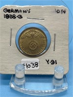 U.S Coin,  Jewelry, and Antique German Coin Auction