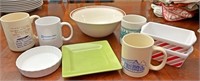 Pottery bowl mugs and more