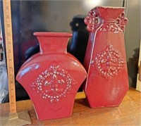 Red Pottery vases