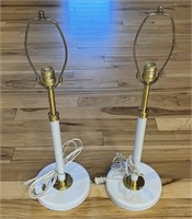 Pair of "touch" Table Desk Lamps (tested) 24”