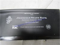JENNINGS BANK & OTHER ADV ITEMS