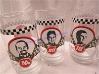 COCA-COLA NASCAR GLASSES