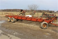 25' bale wagon w/ tandem 10T Horst undercarriage