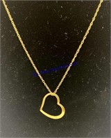 14K Gold Necklace w/14K Gold Pendant