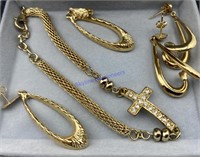 Costume Jewelry-Earrings and Bracelet
