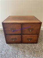 Heavy Duty Small Wooden Filing Cabinet