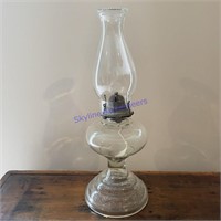 Vintage White Flame Light Co. Oil Lamp