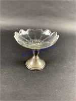 Sterling & Glass Candy Dish