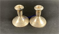 Sterling Candlestick Holders