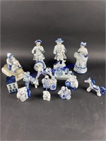 Assortment of Porcelain Figurines