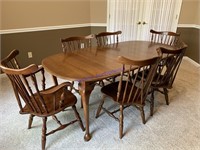 Ethan Allen DR Table & 6 Chairs