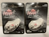 2 New Berkley Fusion 19 Fast Set Sharp Hooks