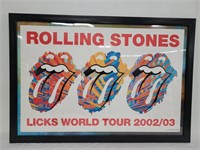 Rolling Stones Licks World Tour Concert Post