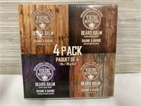 Viking Revolution Beard Balm 4 Pack New