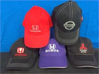 5 Baseball Caps / Hats Japanese Car Companies