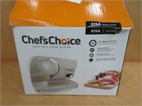 CHEF'S CHOICE ELECTRIC SLICER APPROX. 7" DIAM. BLE