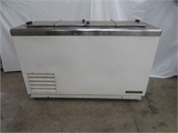 TRUE APPROX. 54" NOVELTY DIPPING CABINET ON WHEELS