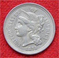 1875 Three Cent Nickel