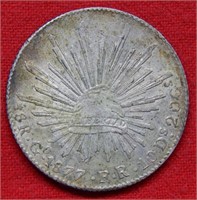 1877 Mexico Silver 8 Reales
